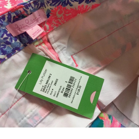 Lilly Pulitzer Callahan Chino Pants Jeans SZ 2 - Picture 5 of 8
